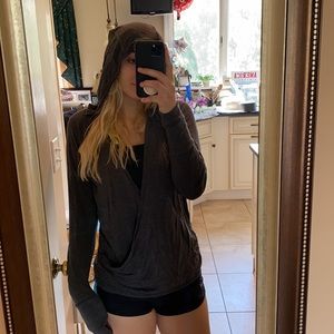 Athleta Long Sleeve Top Hoodie